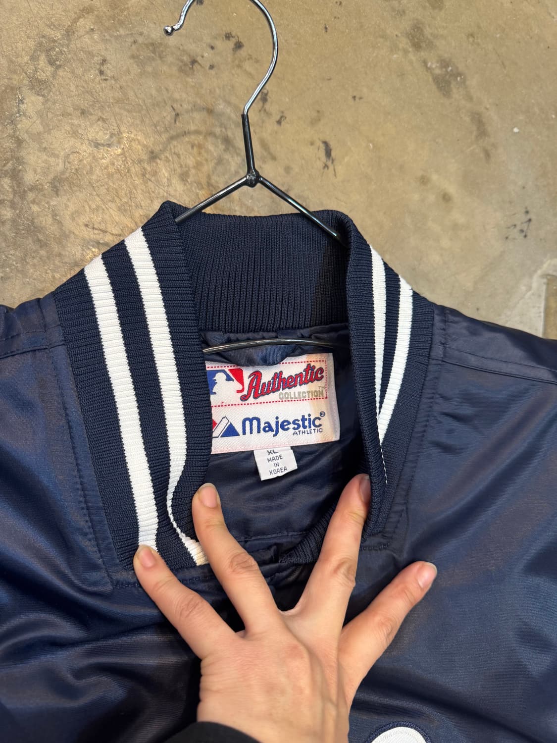 마제스틱 양키스 나플라 바시티 자켓 XL 상태최상 상품이미지3