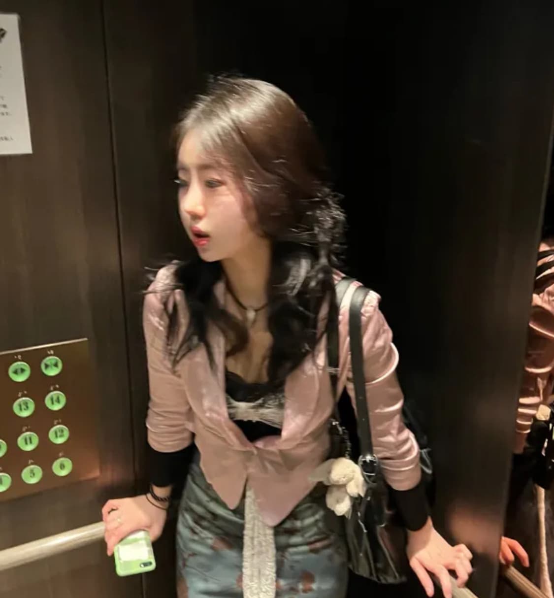 핑크 새틴 자켓 상품이미지1