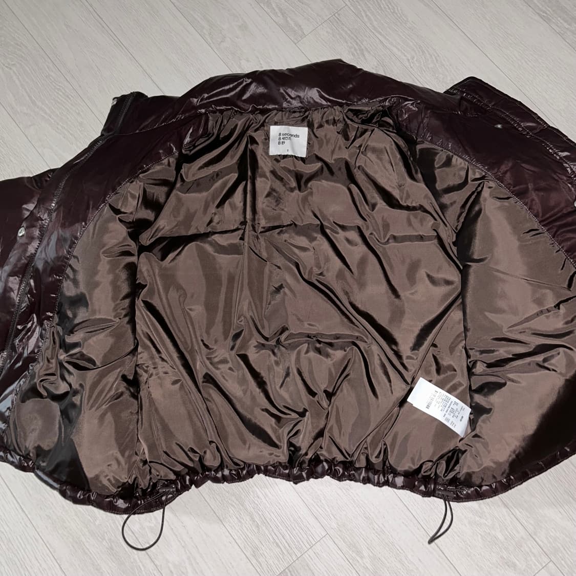 에잇세컨즈 밤색 패딩 상품이미지3