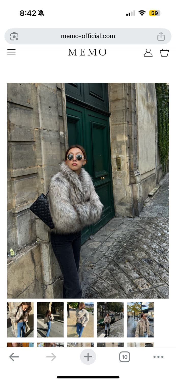 MEMO paris CONCORDE FAUX-FUR jacket 상품이미지2