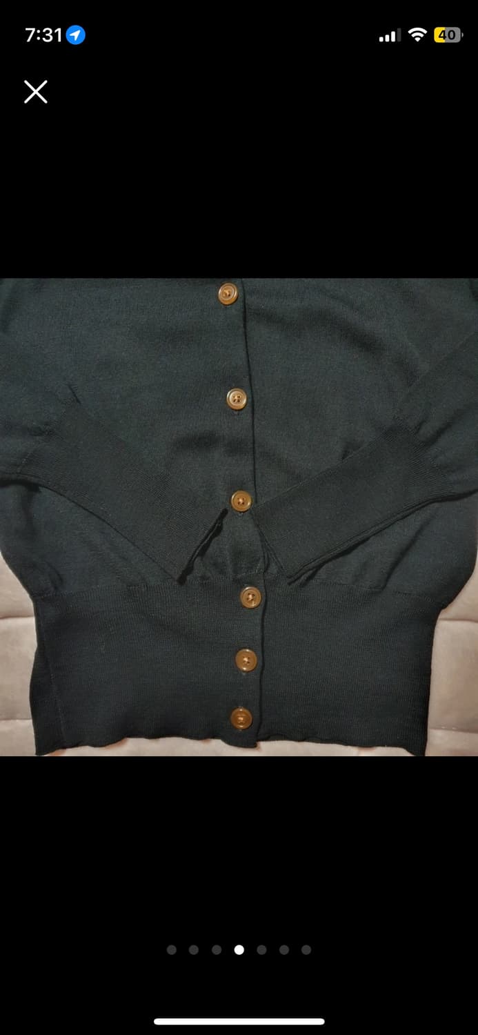 비비안웨스트우드 블랙 가디건 상품이미지4