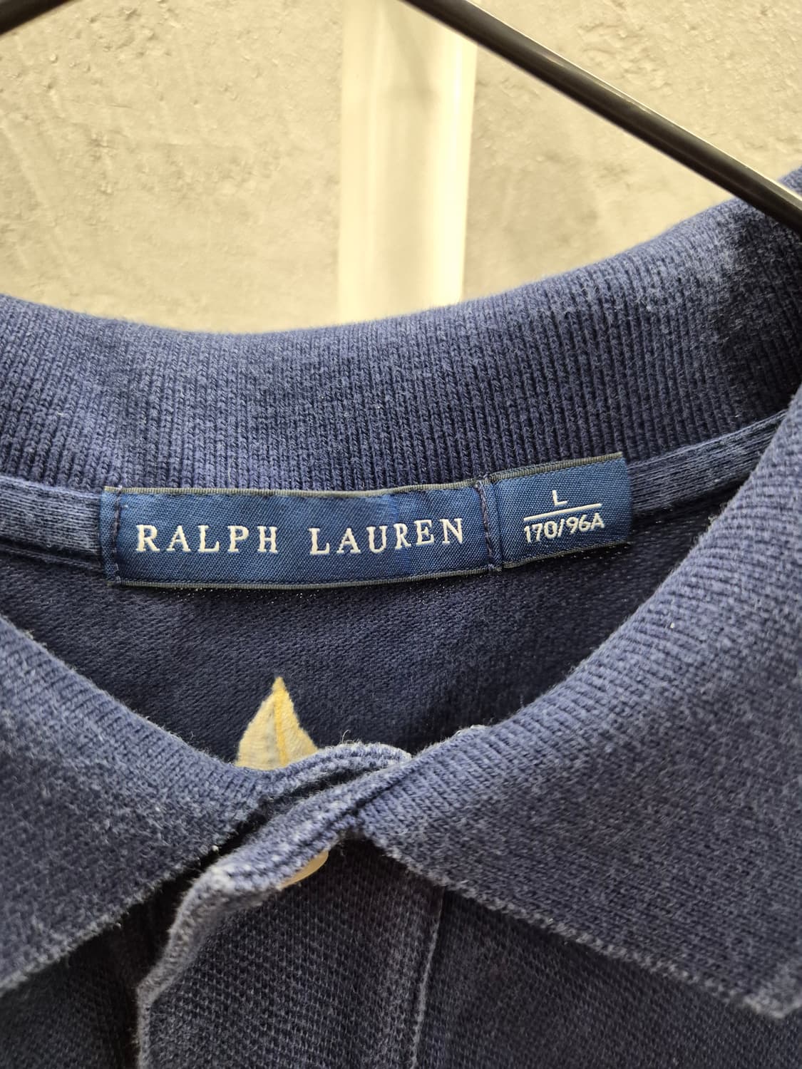 랄프로렌 네이비 보트 패턴 폴로티 L 상품이미지4