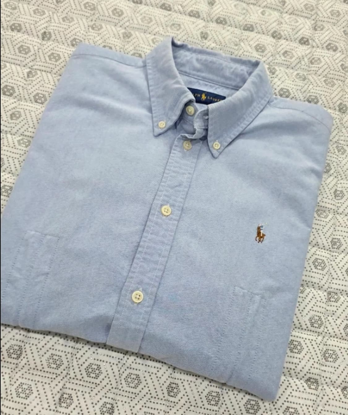 폴로 랄프로렌 크롭 오버핏 셔츠 ~F 상품이미지1