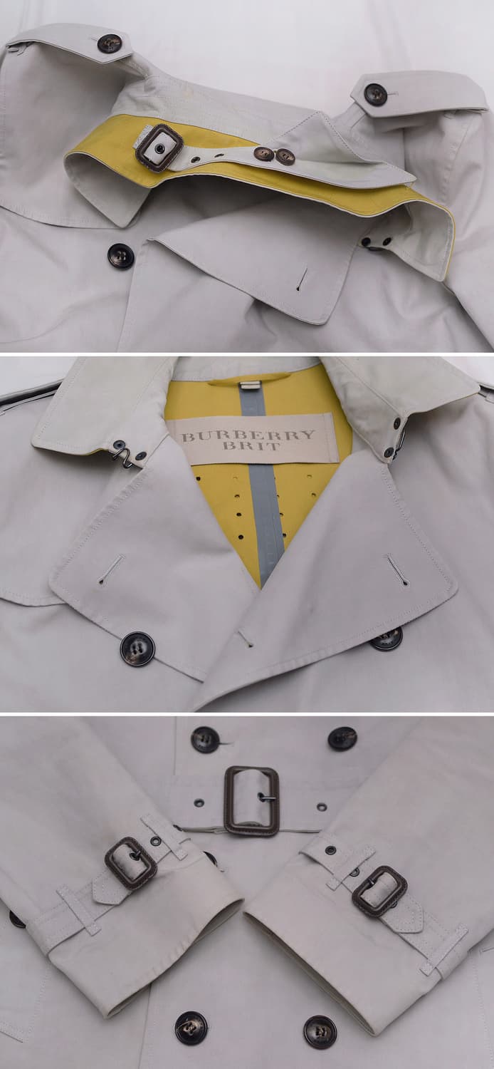 버버리 뉴 켄징턴 숏 트렌치코트 레인자켓 (M / 100+) 상품이미지9