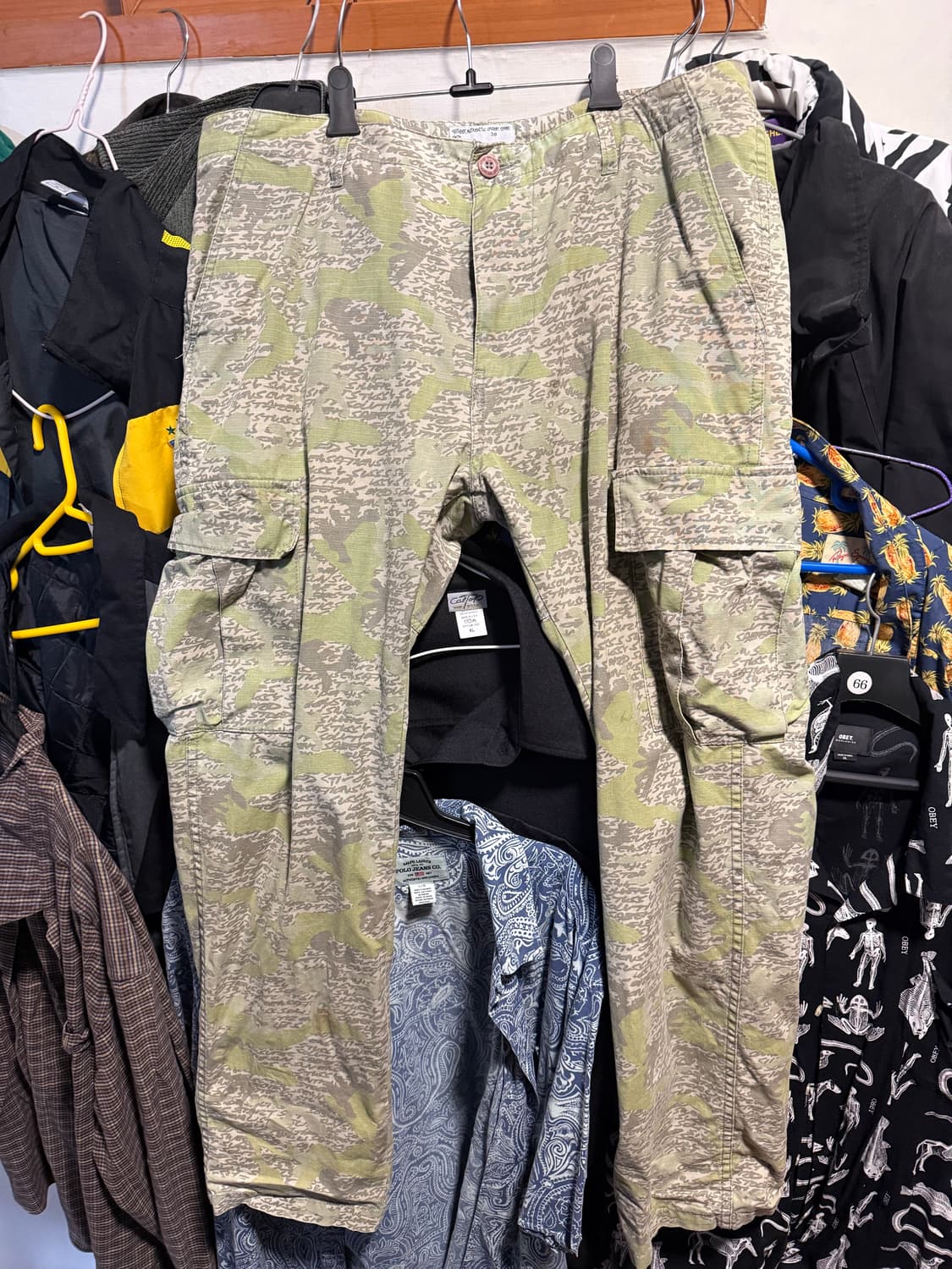 올드스투시 카모 카고팬츠 38인치 상품이미지1