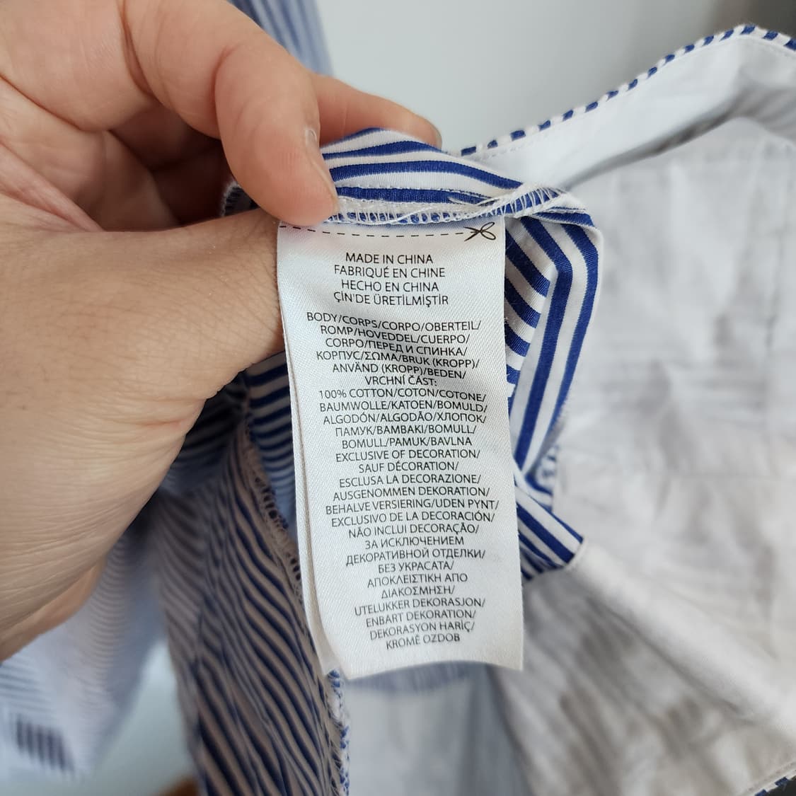 폴로 랄프로렌 스트라이프 셔츠형 원피스 상품이미지5