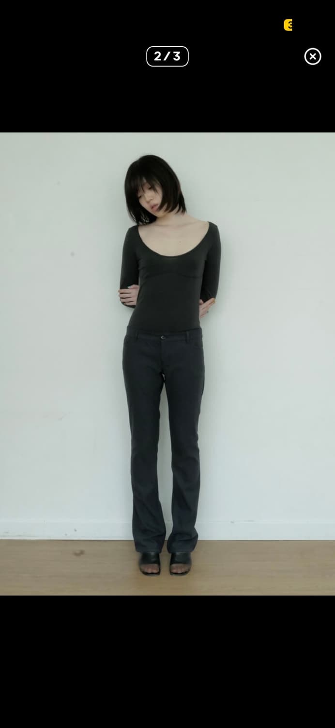 Chiyagi 키야기 팬츠 차콜 구해요 상품이미지2