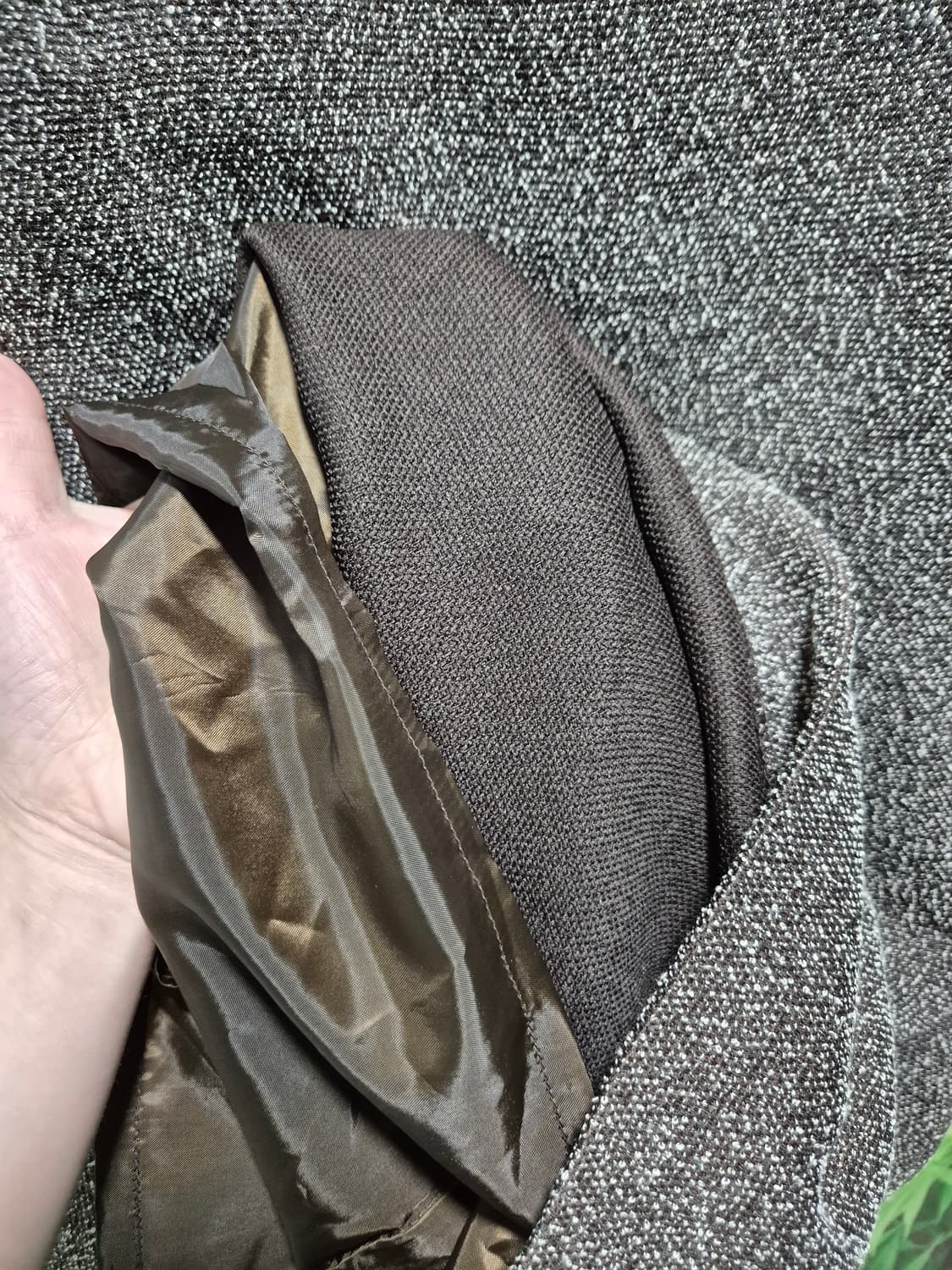 브라운 톤 슬리브리스 원피스 상품이미지8