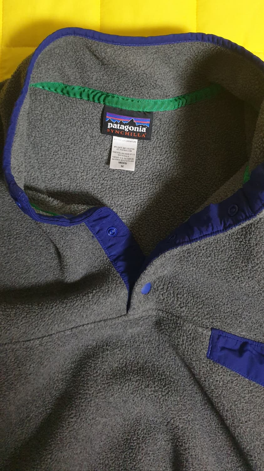 파타고니아 신칠라 스냅티 풀오버 니켈블루 M 상품이미지5