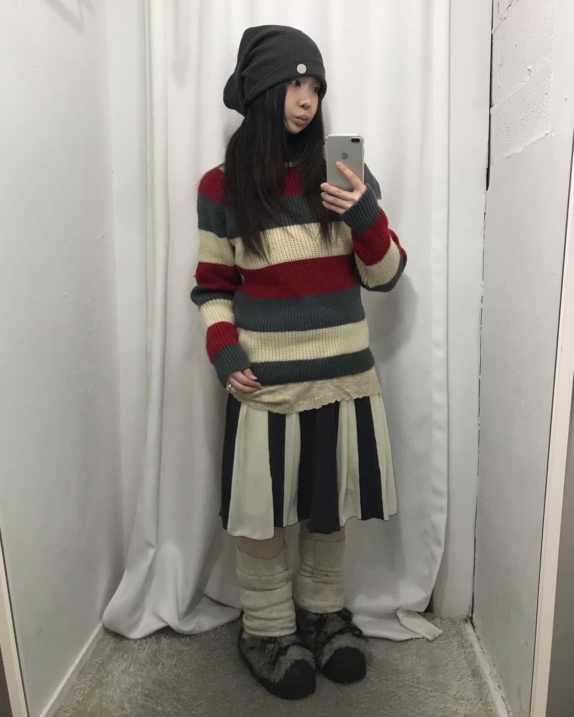 유니크 니트 코디 세트 🖤 상품이미지1