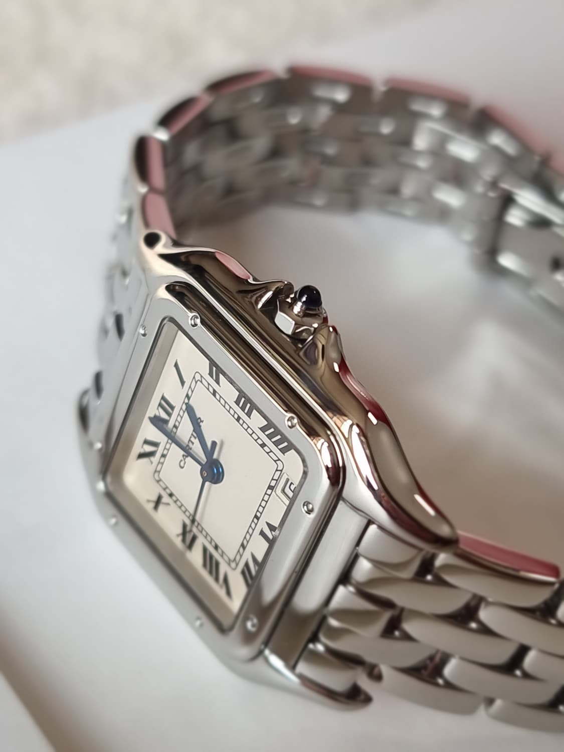 까르띠에 팬더 스틸 미디움 M 쿼츠 남녀공용 시계 04년
 상품이미지3