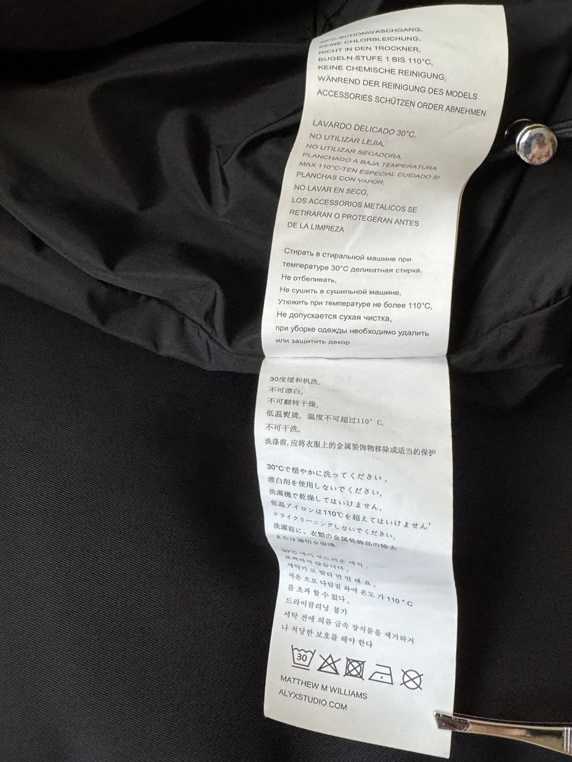 알릭스 트리콘 푸퍼 베스트 질레 블랙 패딩 1017 ALYX 9SM Tr 상품이미지8