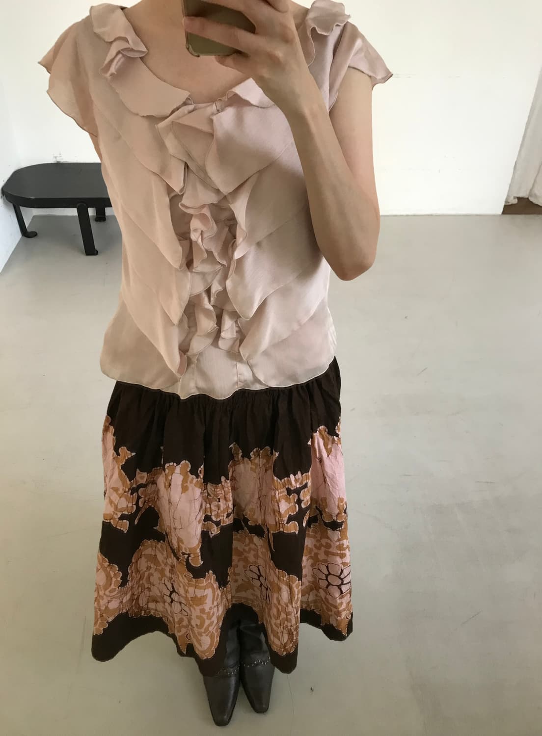 vintage frill blouse 상품이미지2