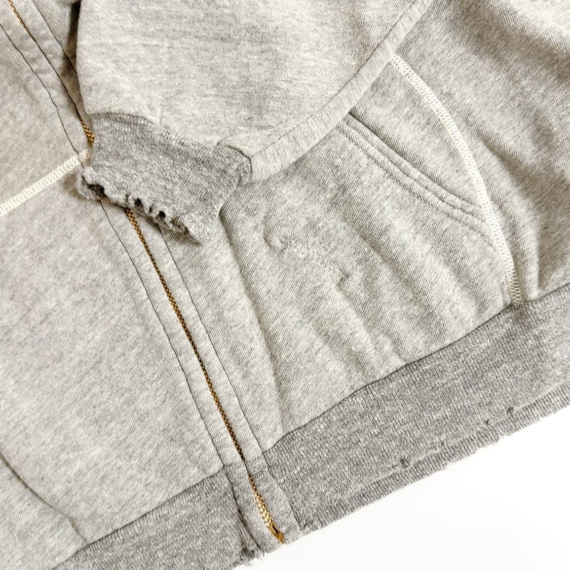 [4] 아프레쎄 26ss 빈티지 라이트웨이트 집업 후디 상품이미지3