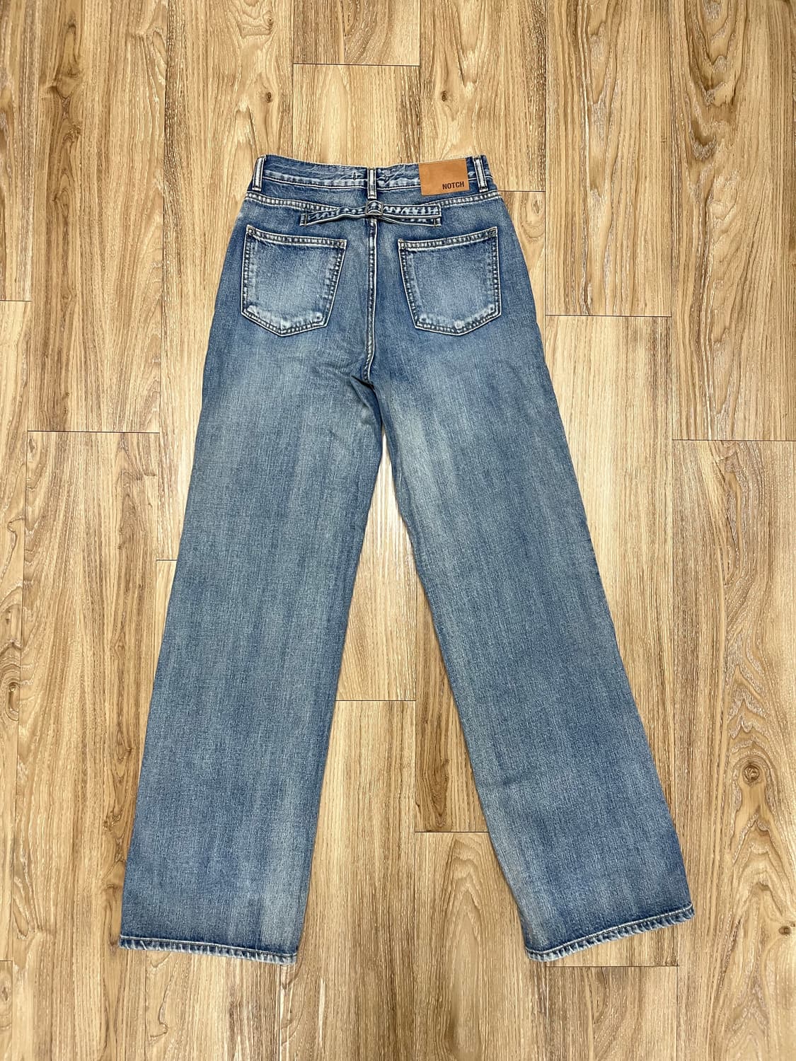 Notch 세미와이드 신치백 청바지 28 상품이미지1