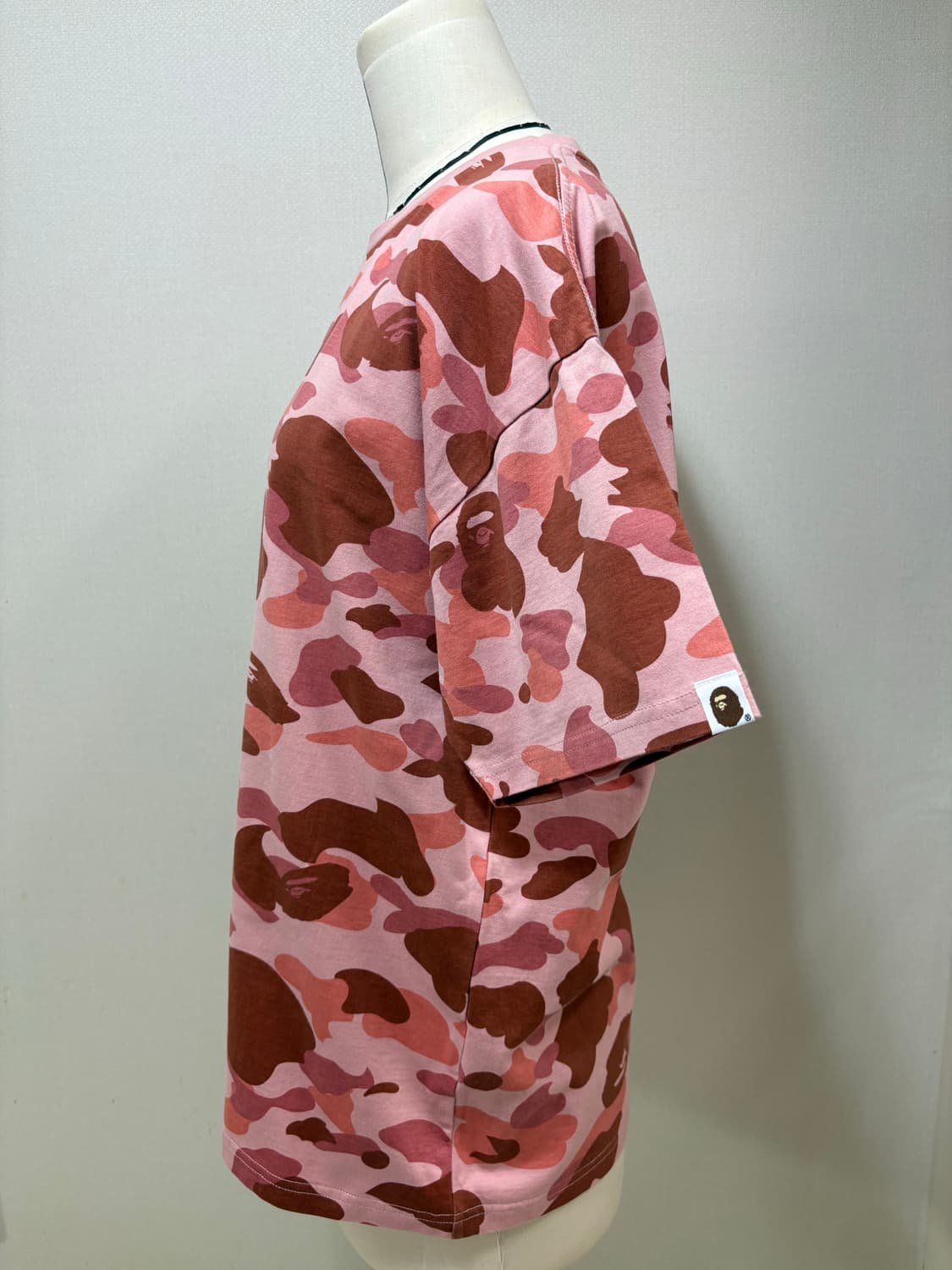 베이프 bape 핑크색 카모반팔티S 상품이미지2