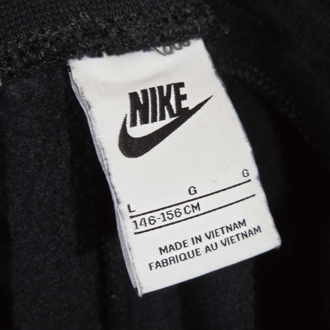 나이키 스우시 블랙 코튼 약기모 조거 팬츠 상품이미지7