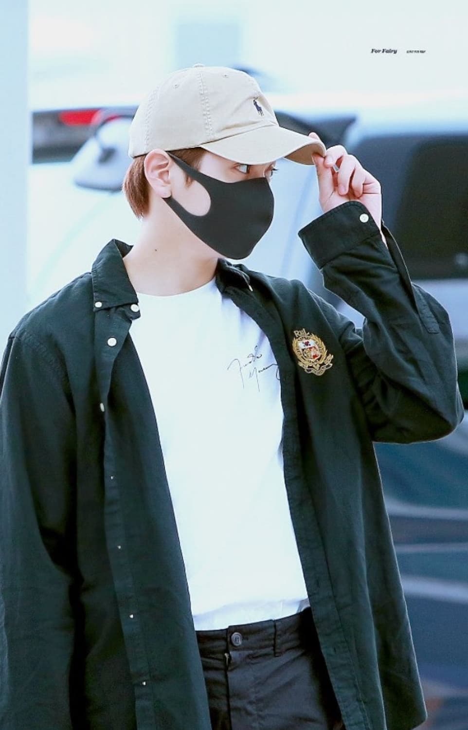 폴로 서울 35주년 리미티드에디션 블랙 옥스포드 셔츠 팔아요(남녀공용) 상품이미지1