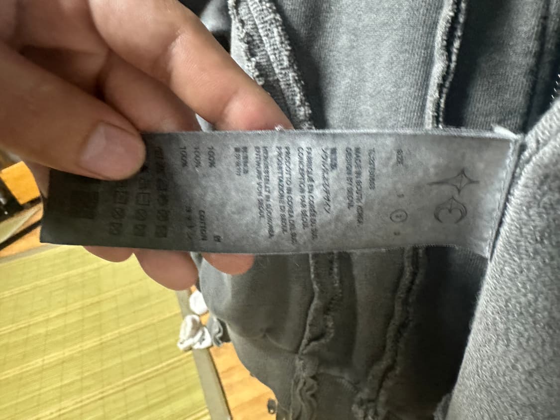 떠그클럽 후드집업 2사이즈 판매합니다 상품이미지3