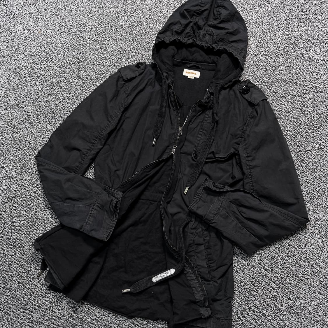 Name : 디젤 DIESEL y2k 블랙컬러 하프 자켓 :)  상품이미지3