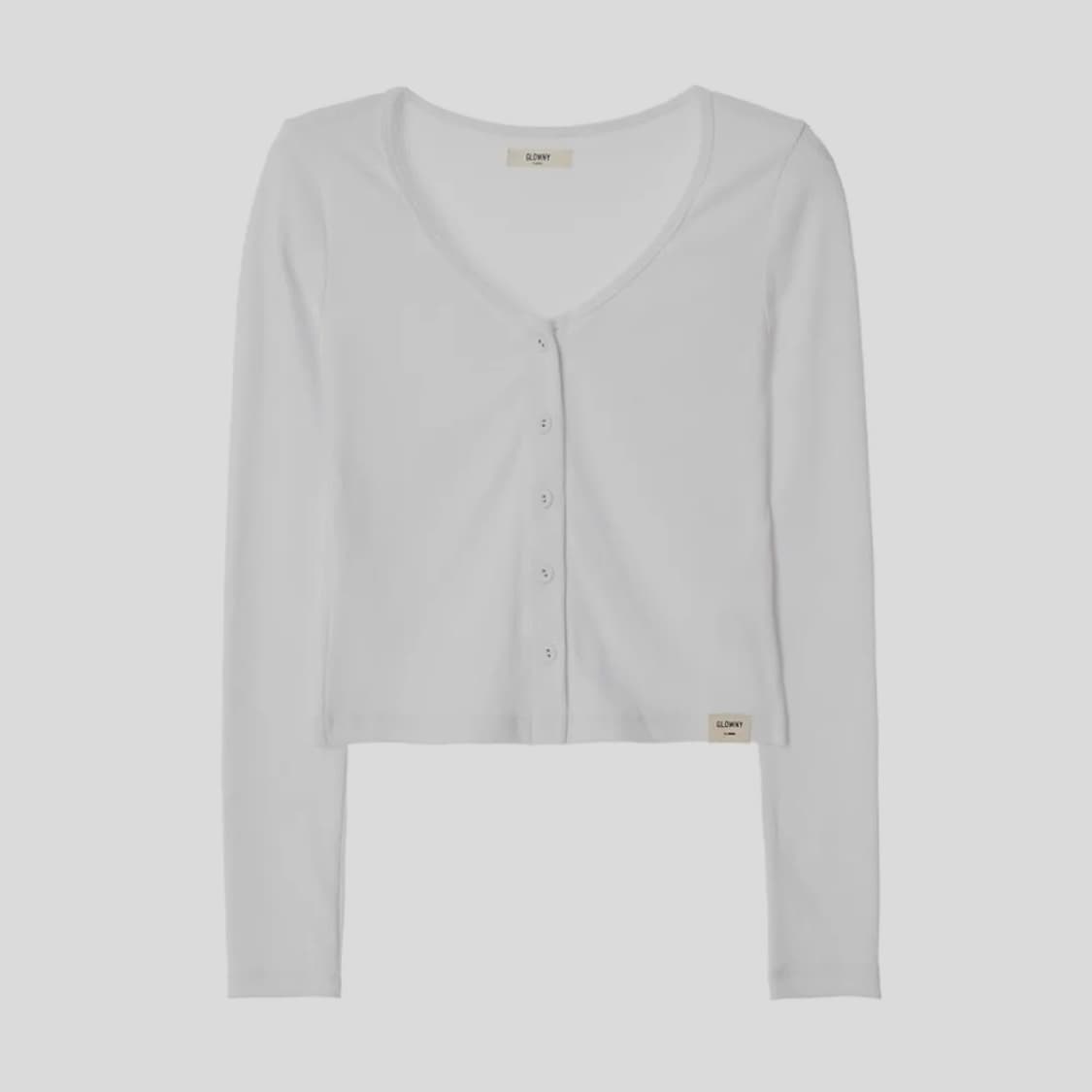 글로니 클래식 립 브이넥 가디건(G CLASSIC ) 상품이미지2