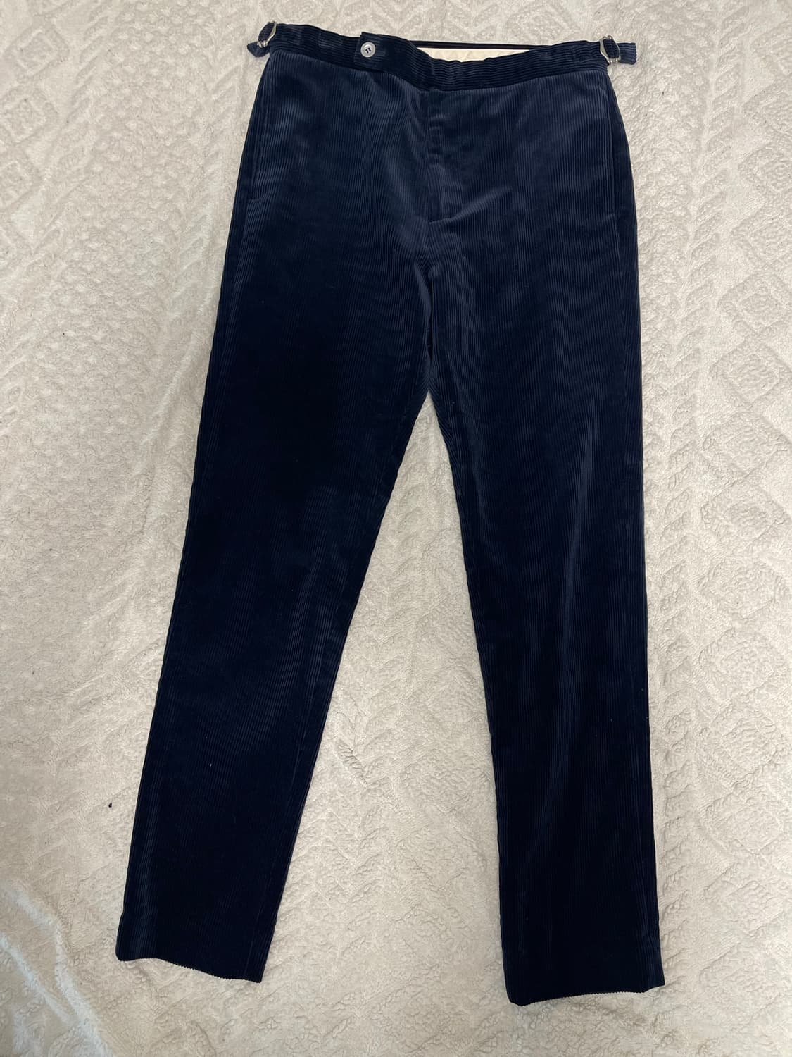 헤리티지 플로스 벨벳 코듀로이 팬츠 네이비 XS 상품이미지6