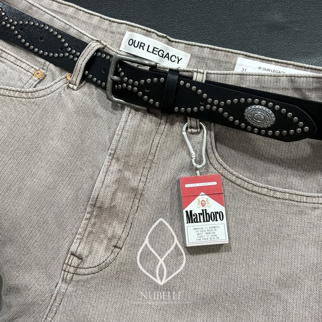 🌗 Ethnic stud belt / 에스닉 스터드 웨스턴 벨트 상품이미지3