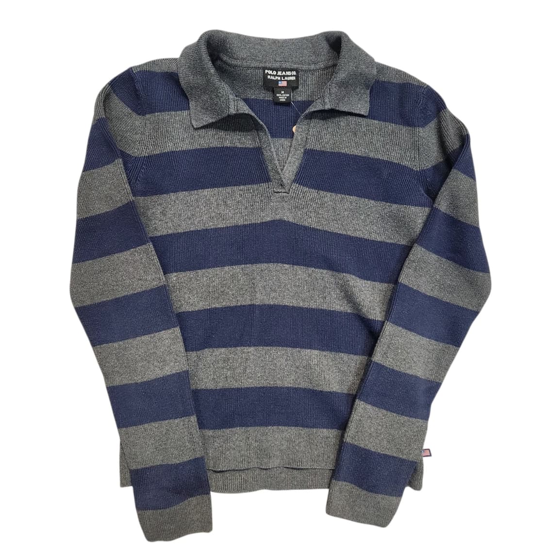 폴로진스 스트라이프 긴팔 니트 (M) 상품이미지1
