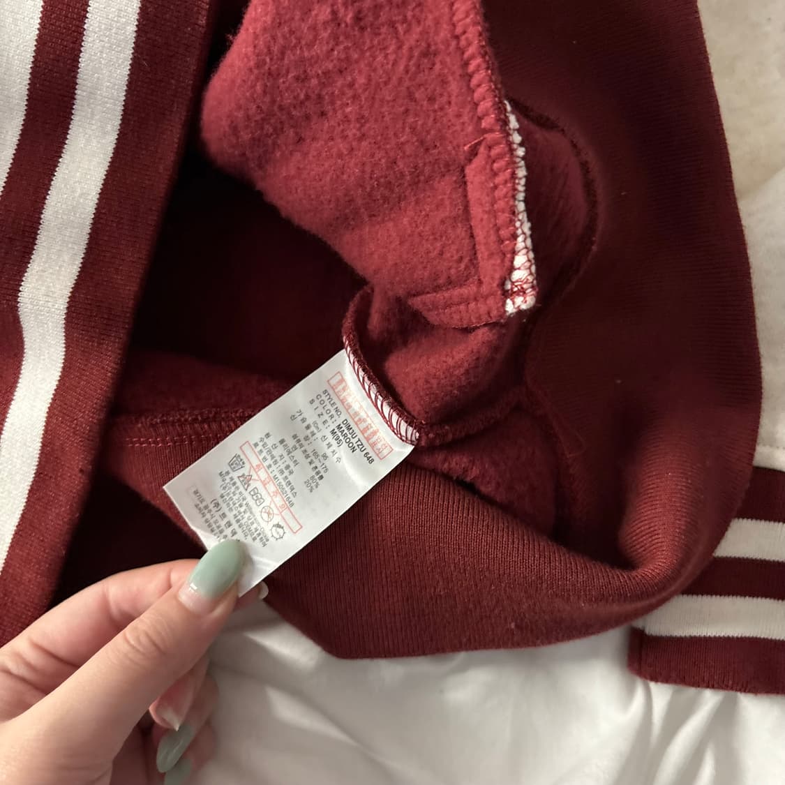 디키즈 버건디 배색 자켓 상품이미지4