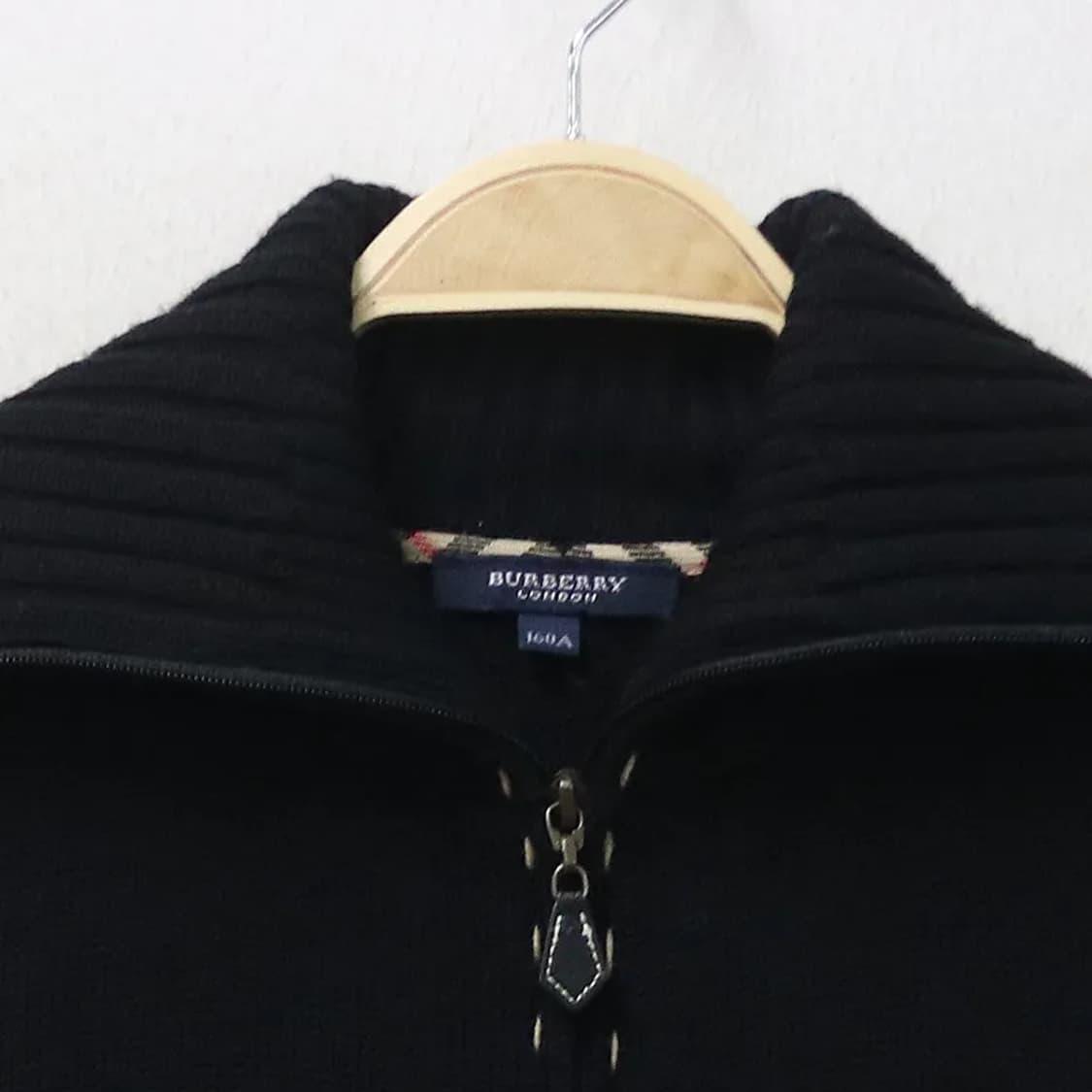 버버리 런던 울 스티치 하이넥  니트집업 63339 상품이미지5