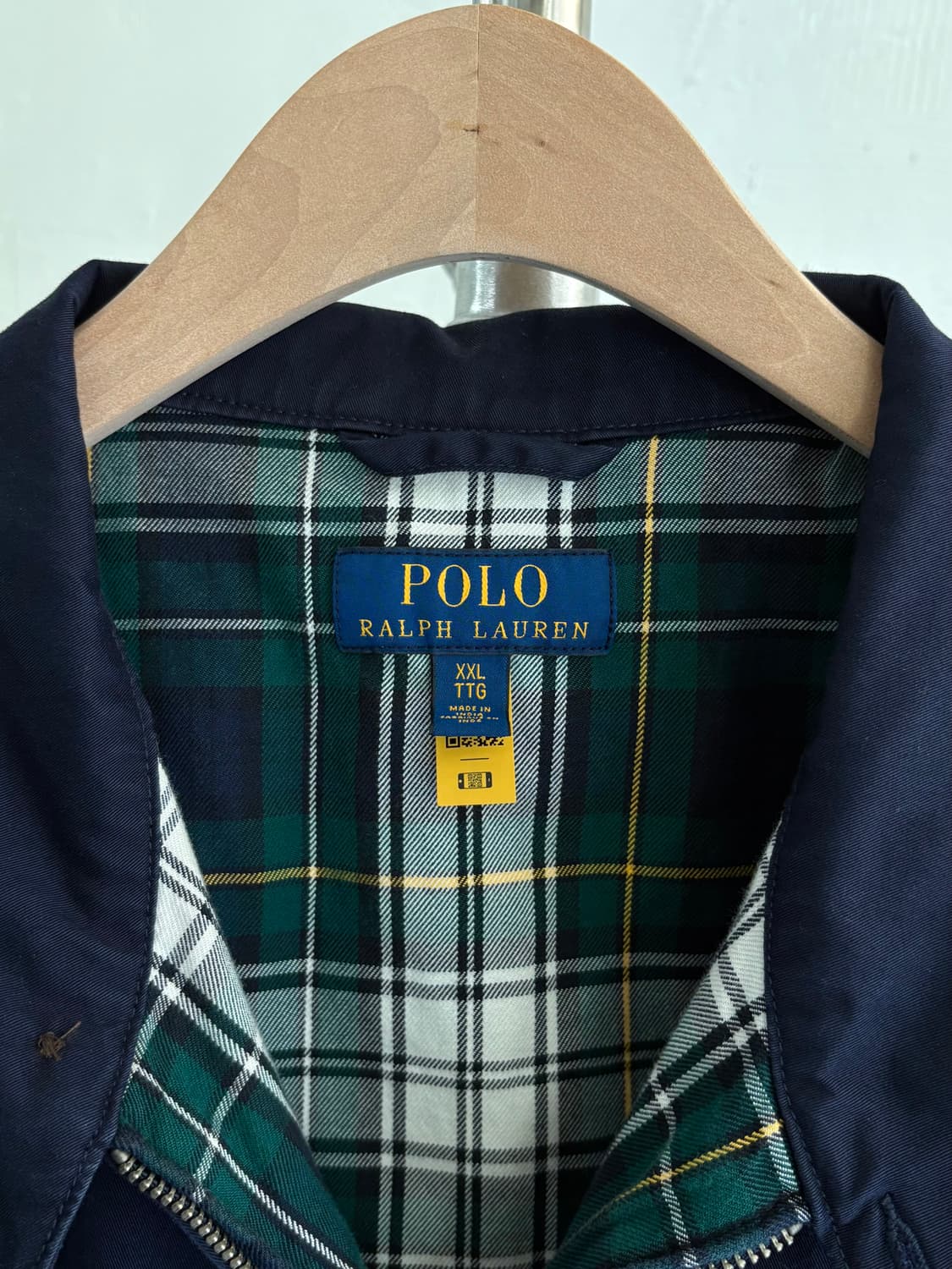 Polo 폴로 랄프로렌 QR 네이비 바라쿠타 자켓  상품이미지3