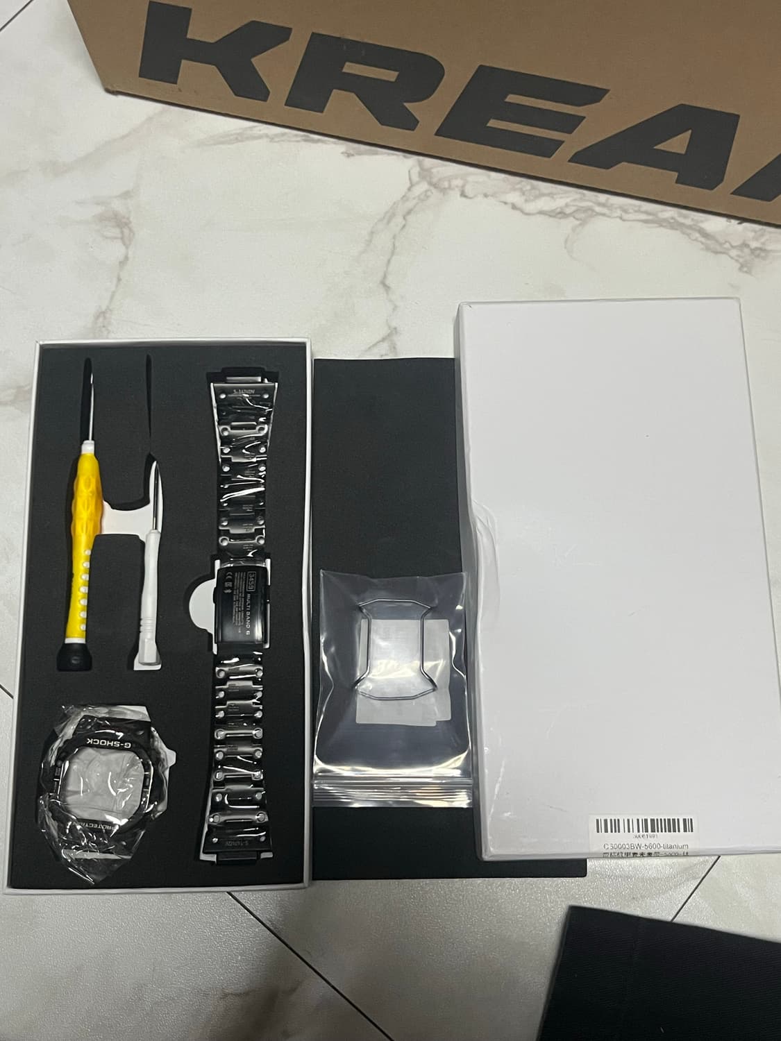 지샥 DW-5600 tva 티타늄 키트 팝니다. (가드 포함) 상품이미지2