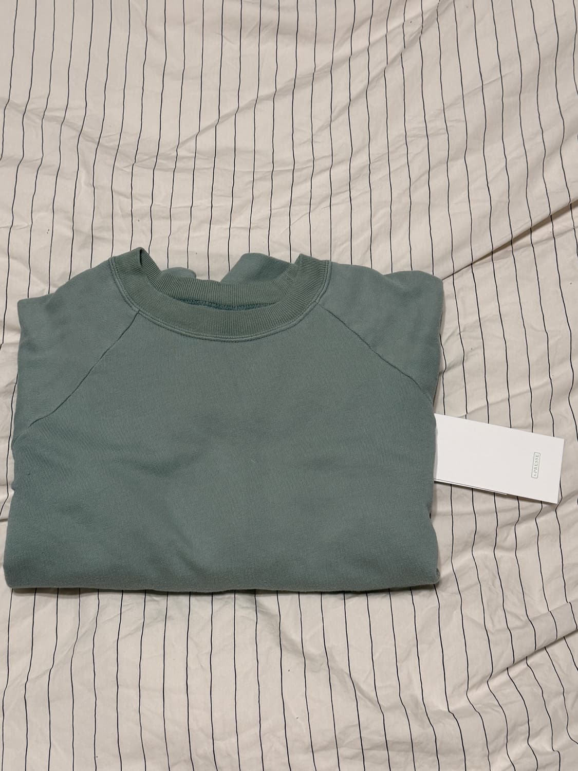 4) 아프레쎄 26ss 라이트스웻셔츠 버건디,그린,네이비 상품이미지4