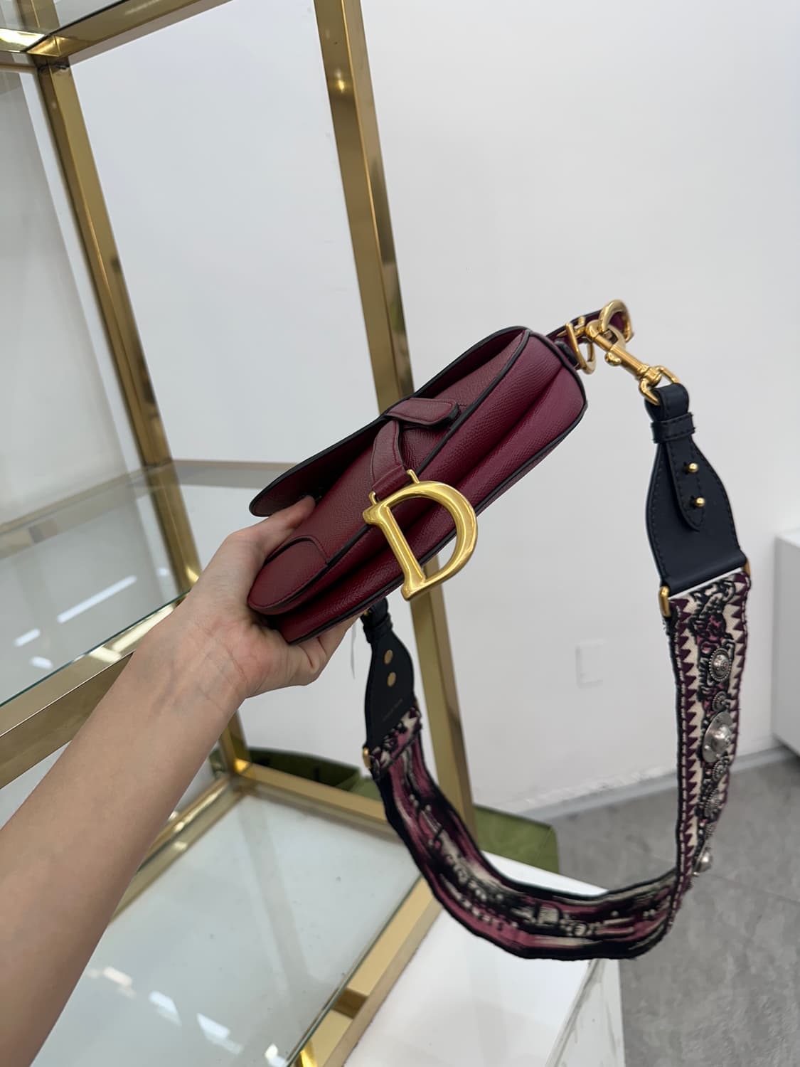 디올 미니 새들 + 스트랩 포함 상품이미지2