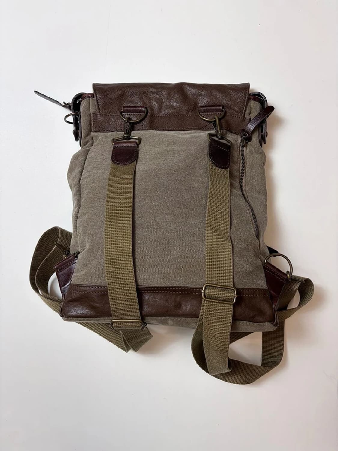 시리즈 아메카지 빈티지드 캔버스 백팩 Q1541 상품이미지5