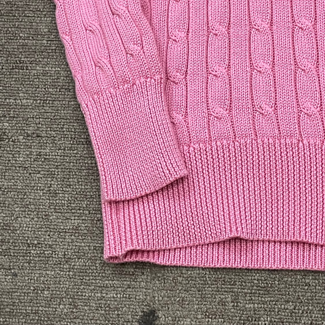 (S) 랄프 로렌 케이블 브이넥 니트 상품이미지5