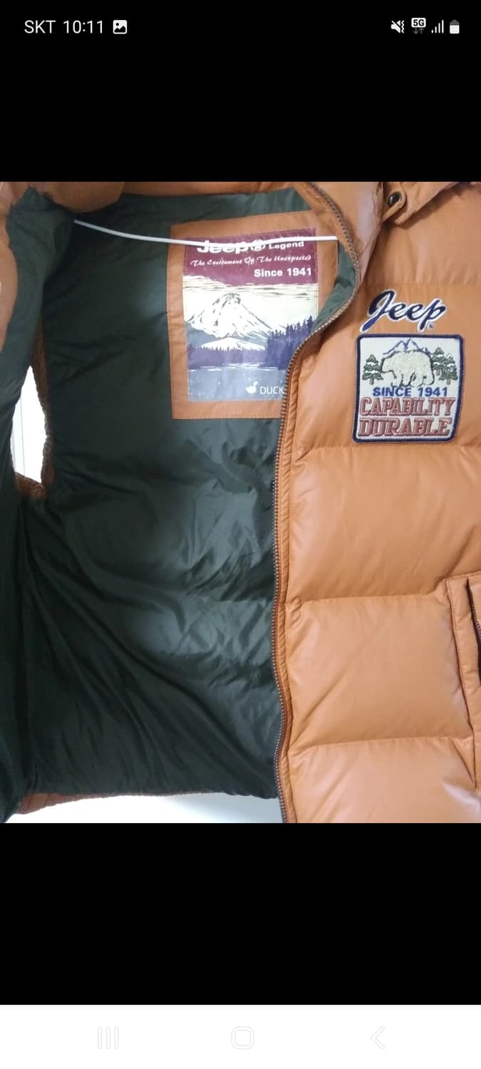 지프 패딩조끼 상품이미지4