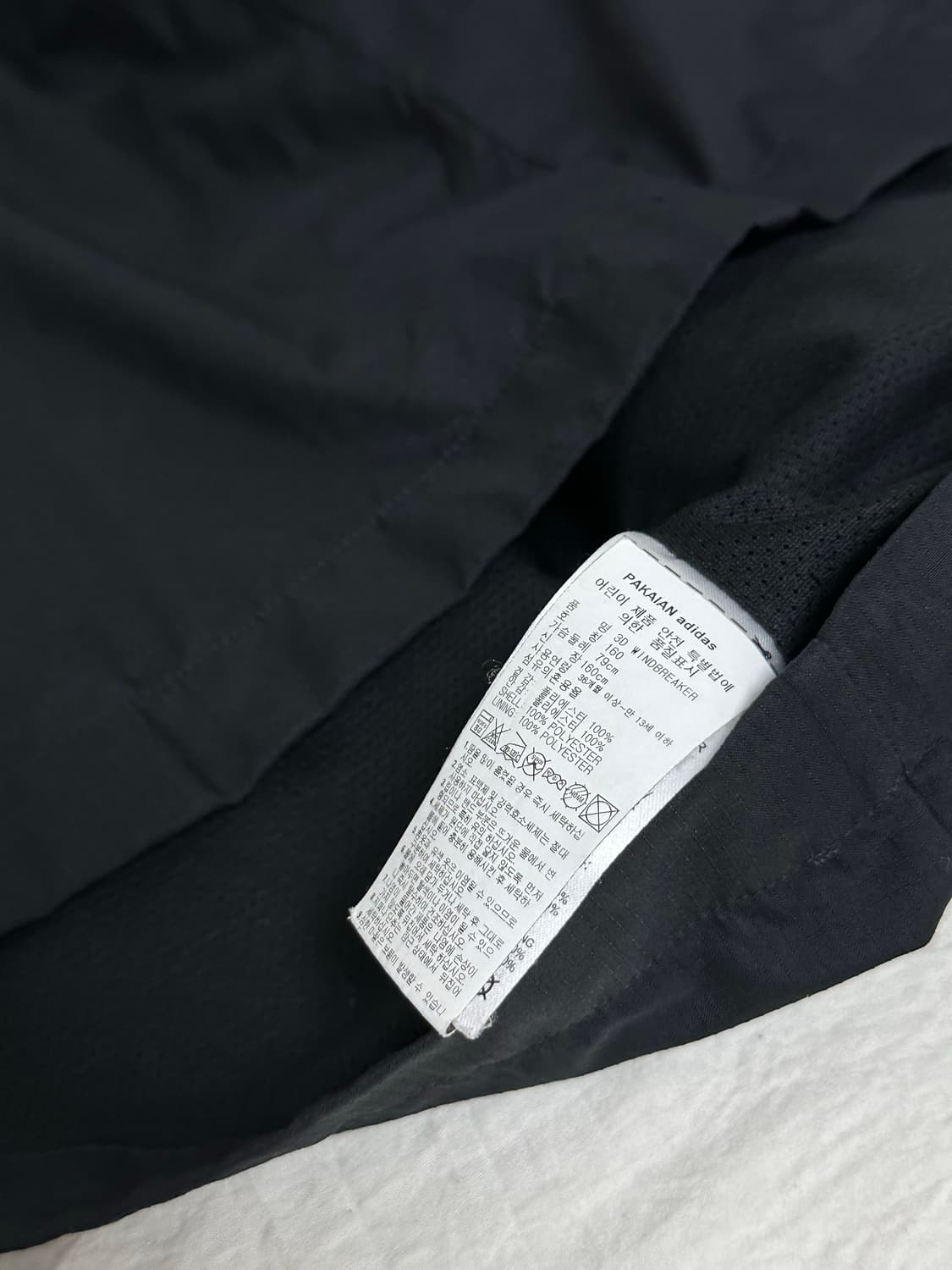 아디다스 파이어버드 삼선 후드 바람막이 미디움 상품이미지5