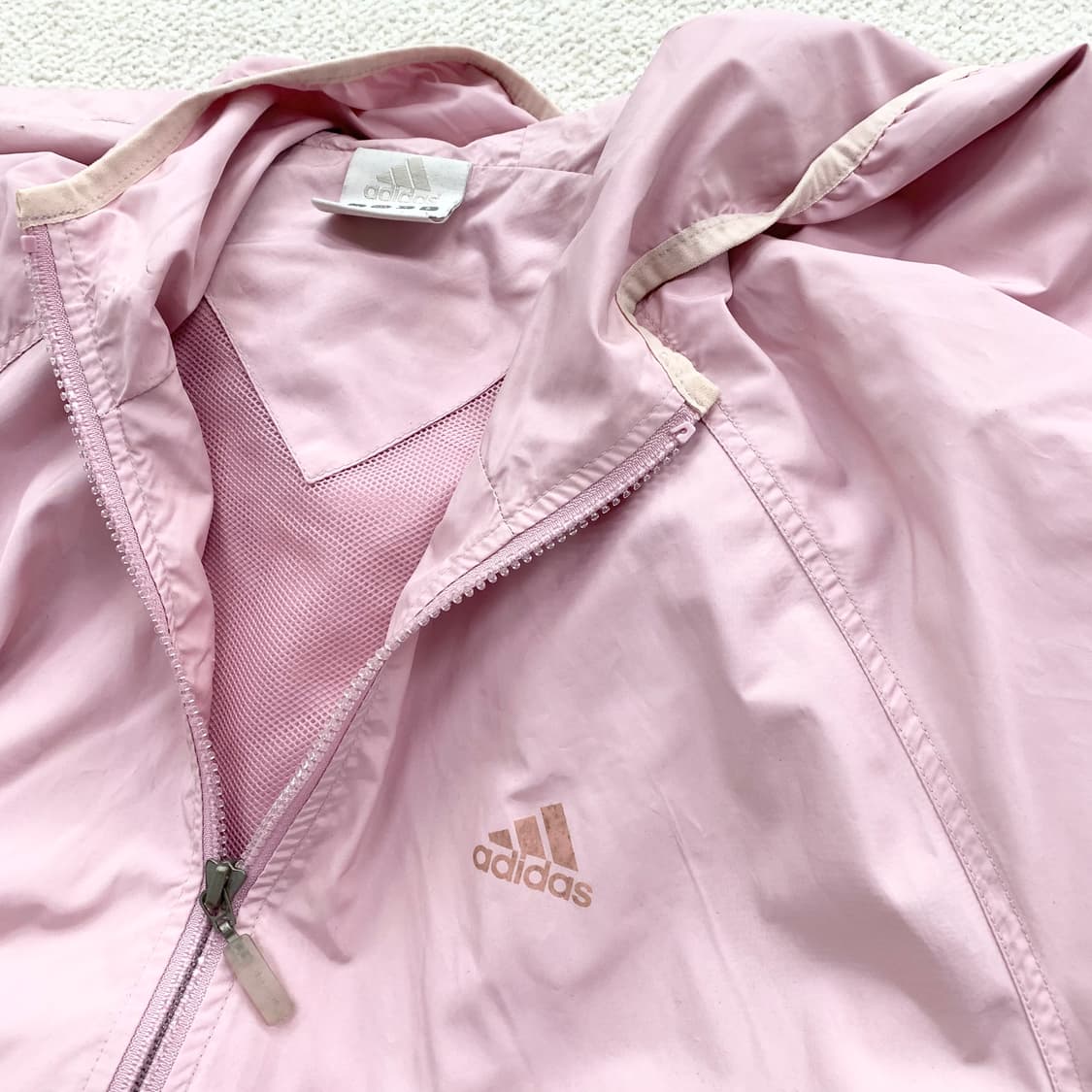 Adidas ♥ 뮤트핑크 여리핏 윈드브레이커 상품이미지2