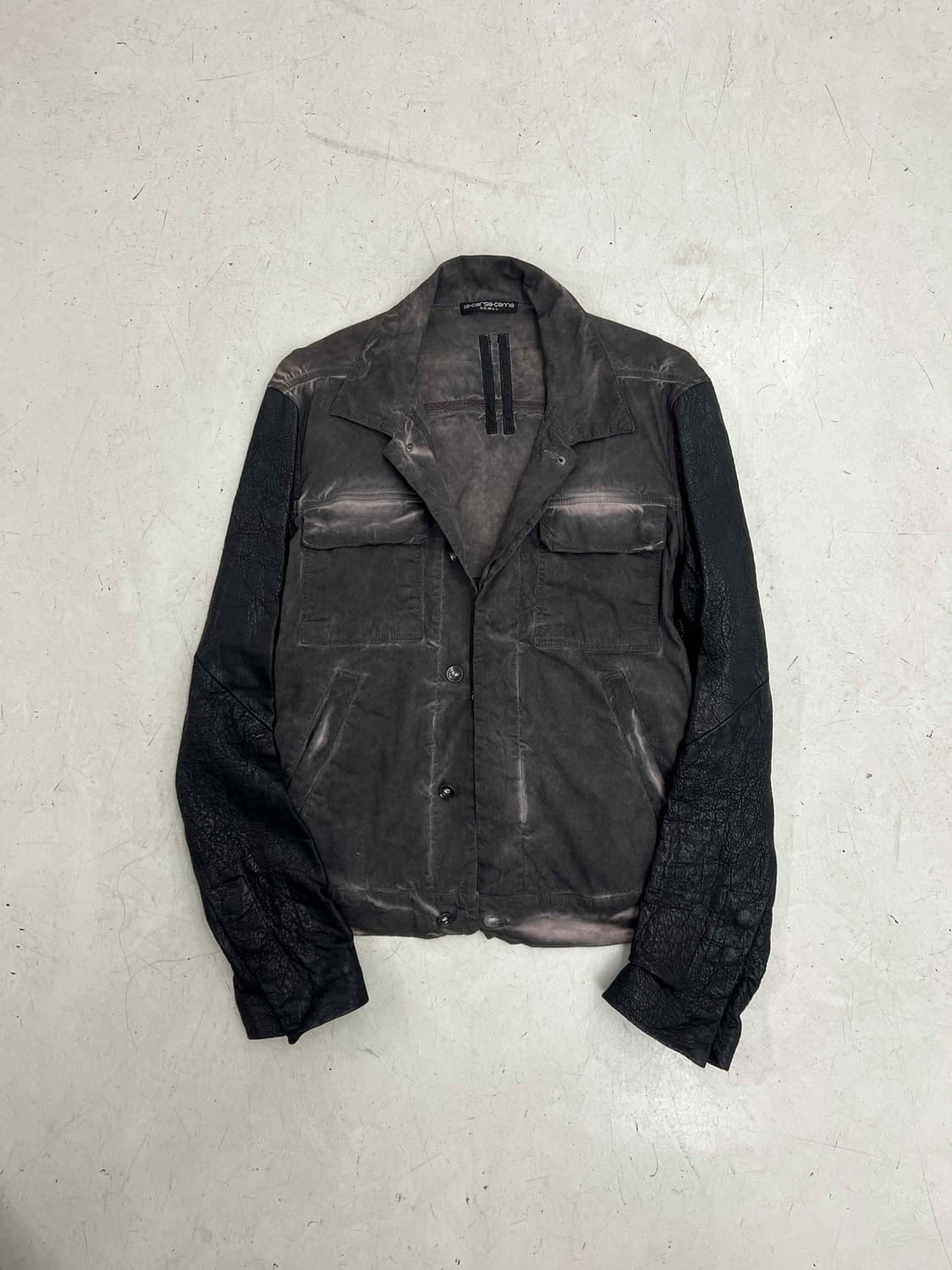 릭오웬스 2010s 하이브리드 레더자켓 상품이미지1