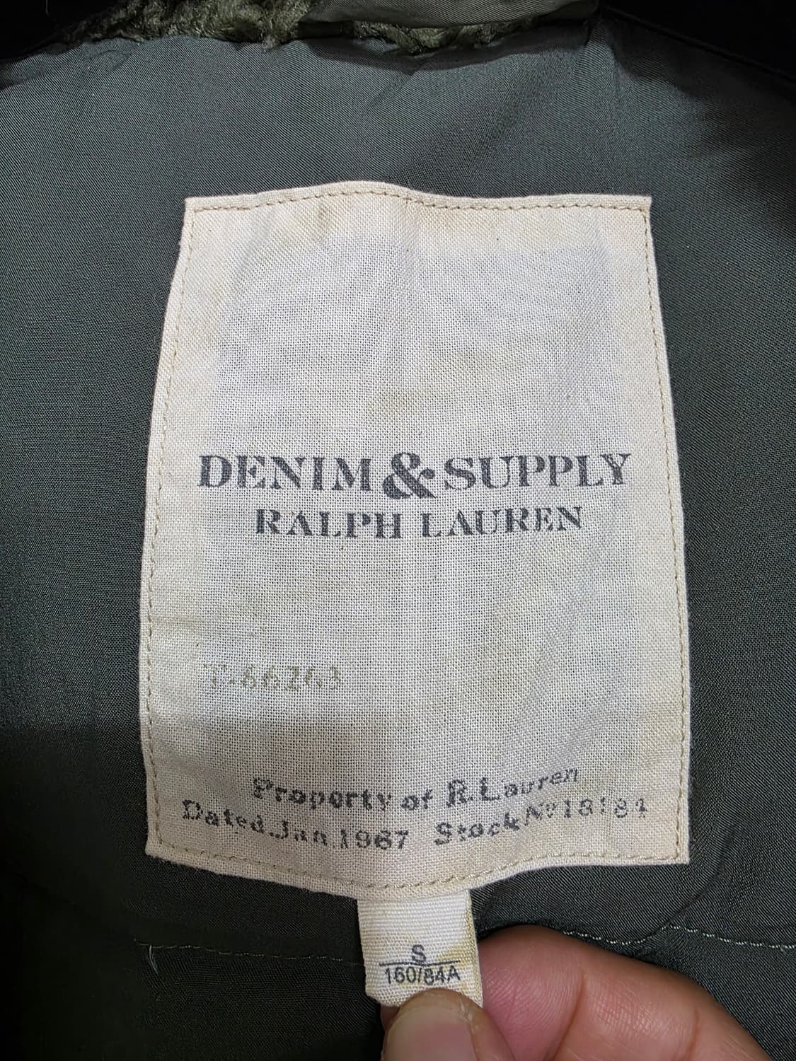 데님앤서플라이 랄프로렌 n3b 파카 S 상품이미지9