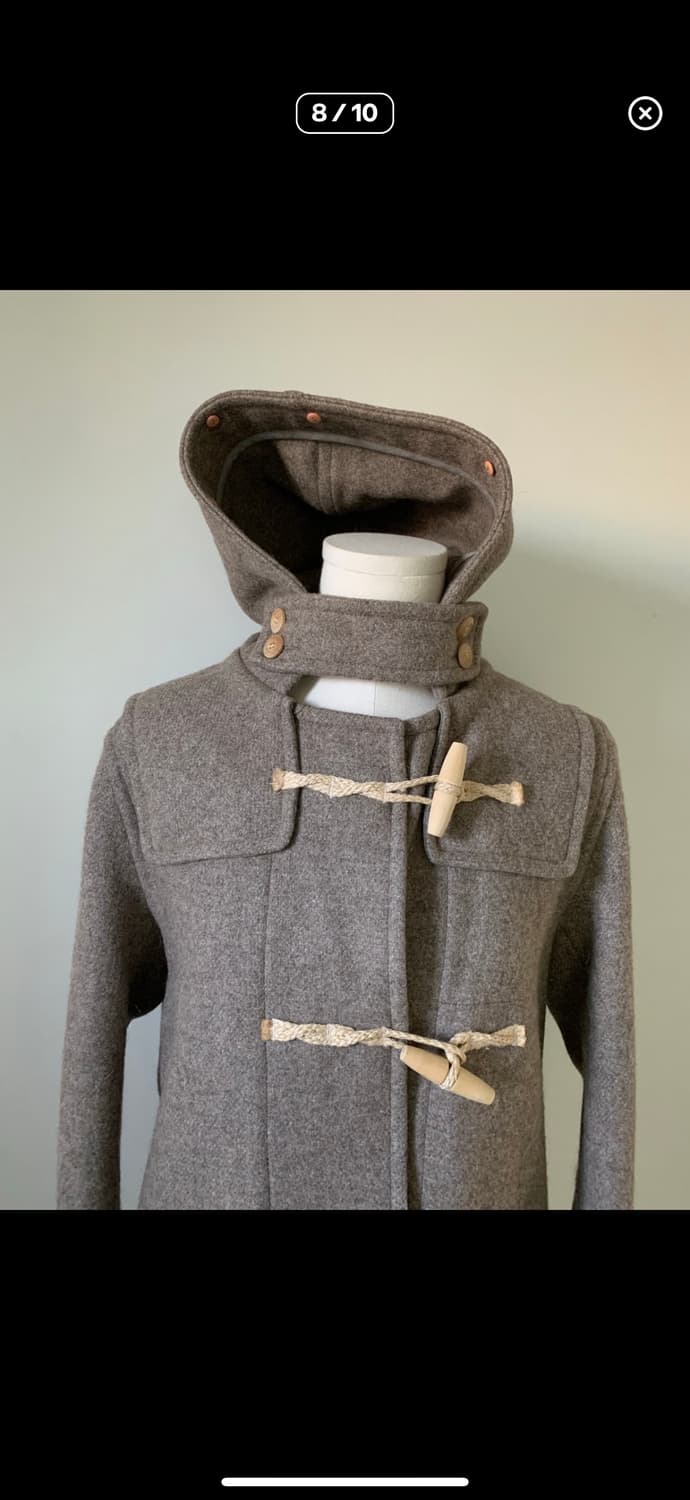 퍼 울 나일론 더플코트 Fur wool nylon duffle coat 상품이미지6