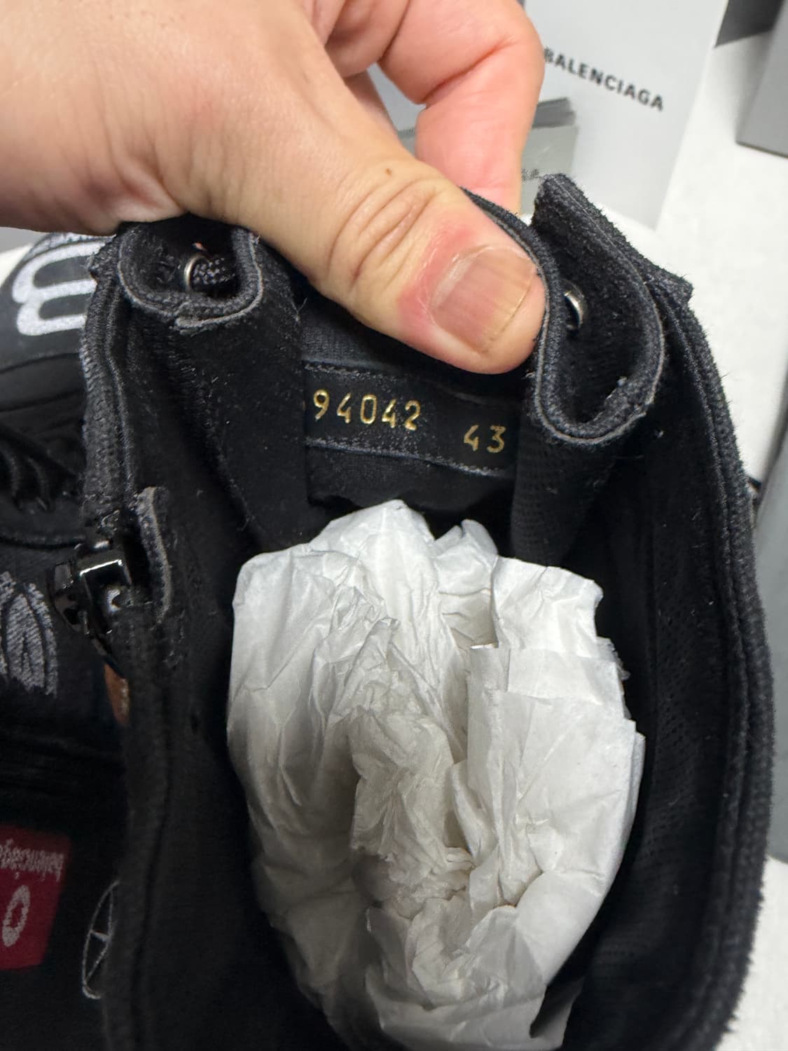 [새상품, 43] 발렌시아가 컴뱃 스트라이크 부츠 상품이미지4