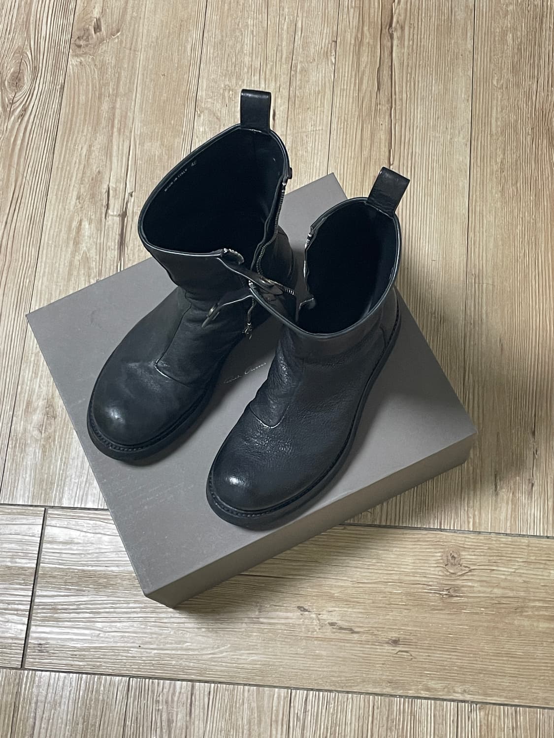 42) 릭오웬스 사이드집업 부츠 상품이미지1