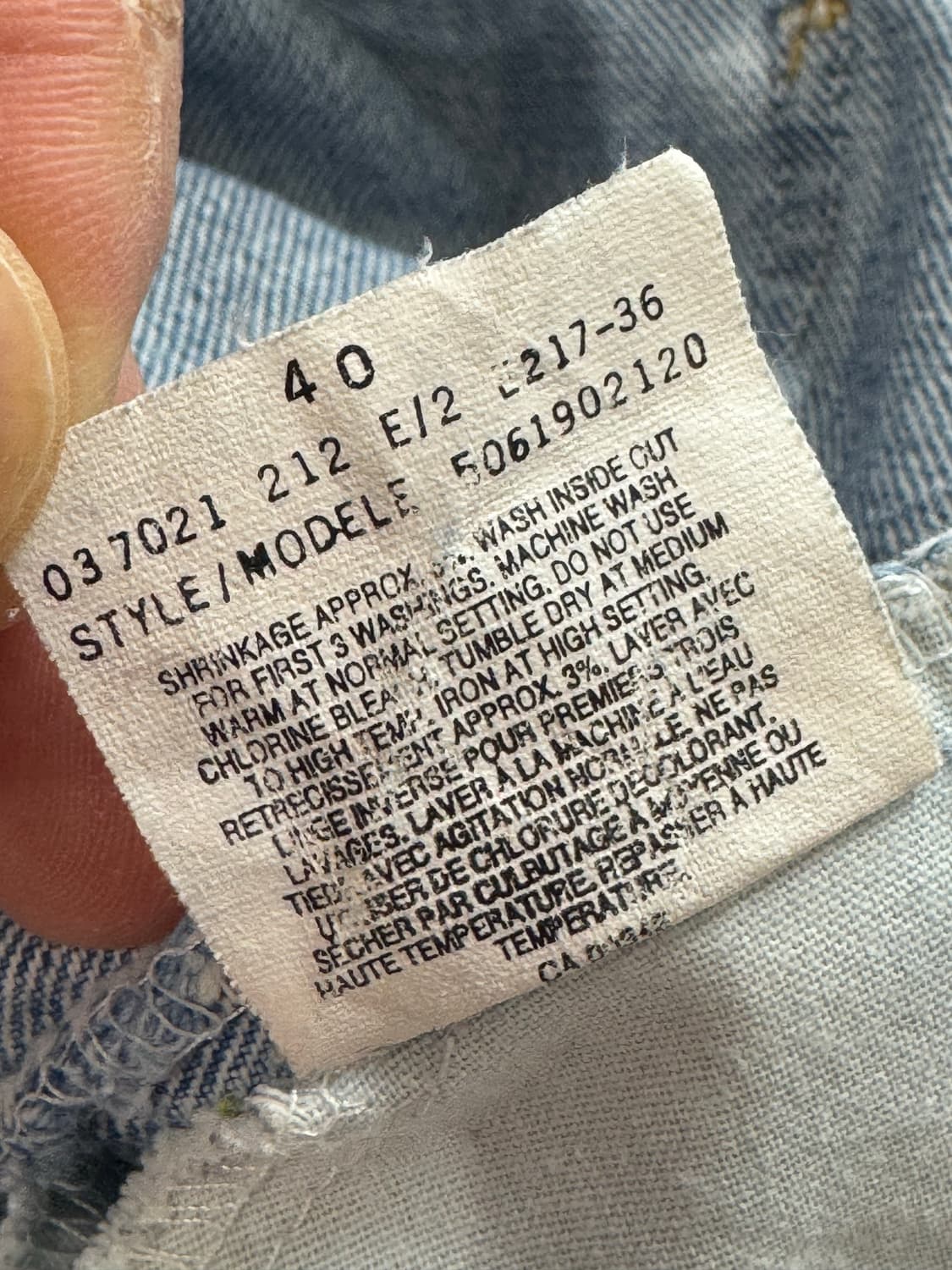 빈티지 리바이스 501 오렌지탭 상품이미지3