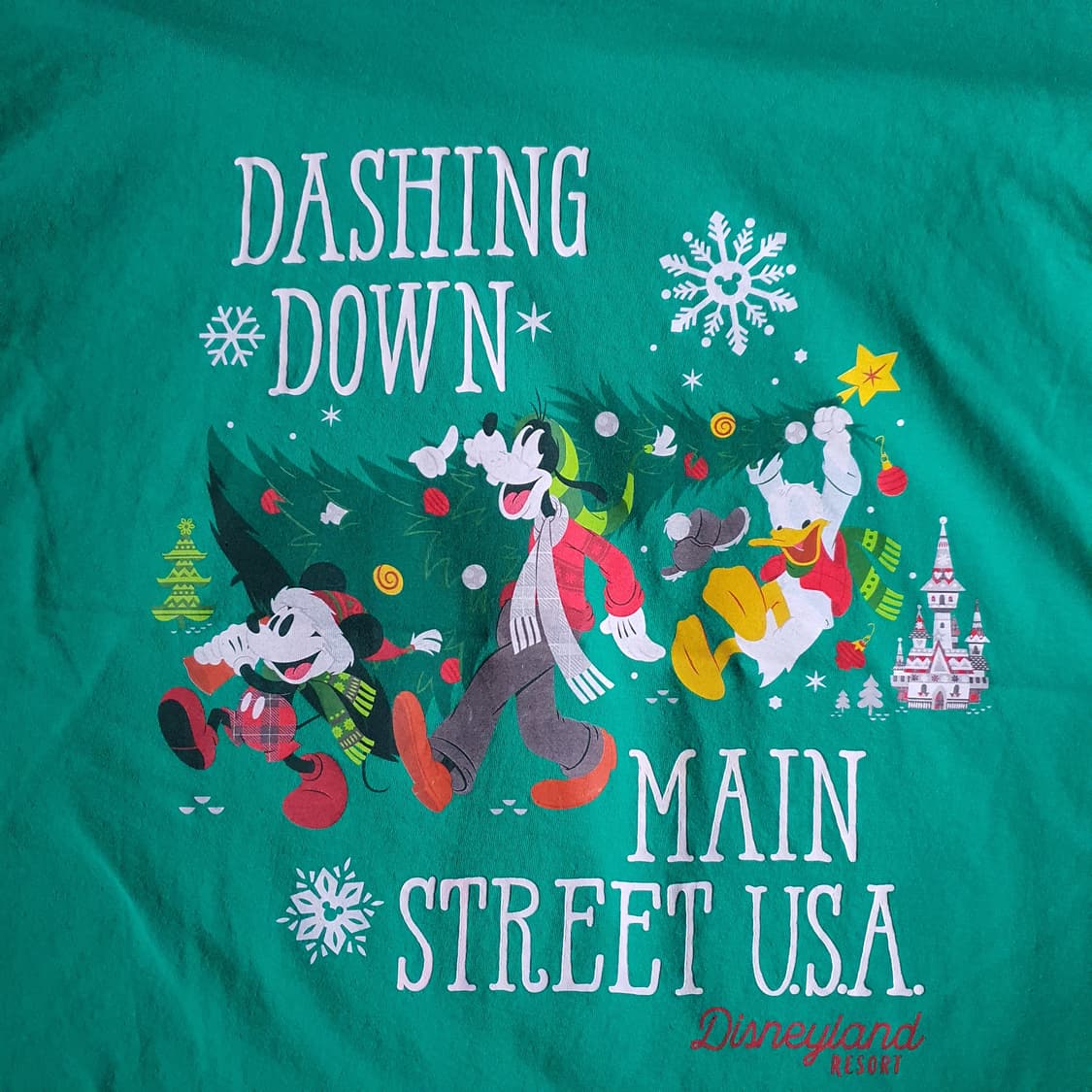 디즈니 크리스마스 미키 마우스 티셔츠 no.47 상품이미지3