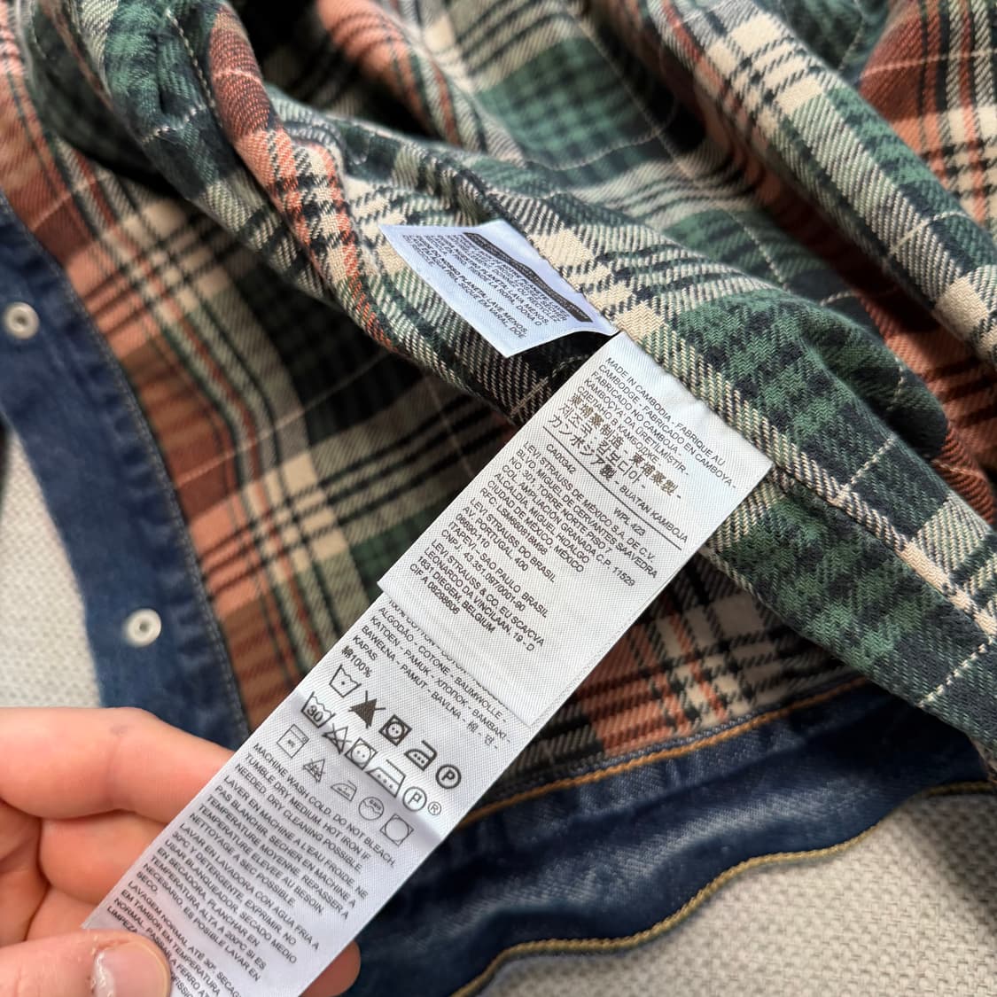 리바이스 쉐르파 데님 트러커 자켓 상품이미지4