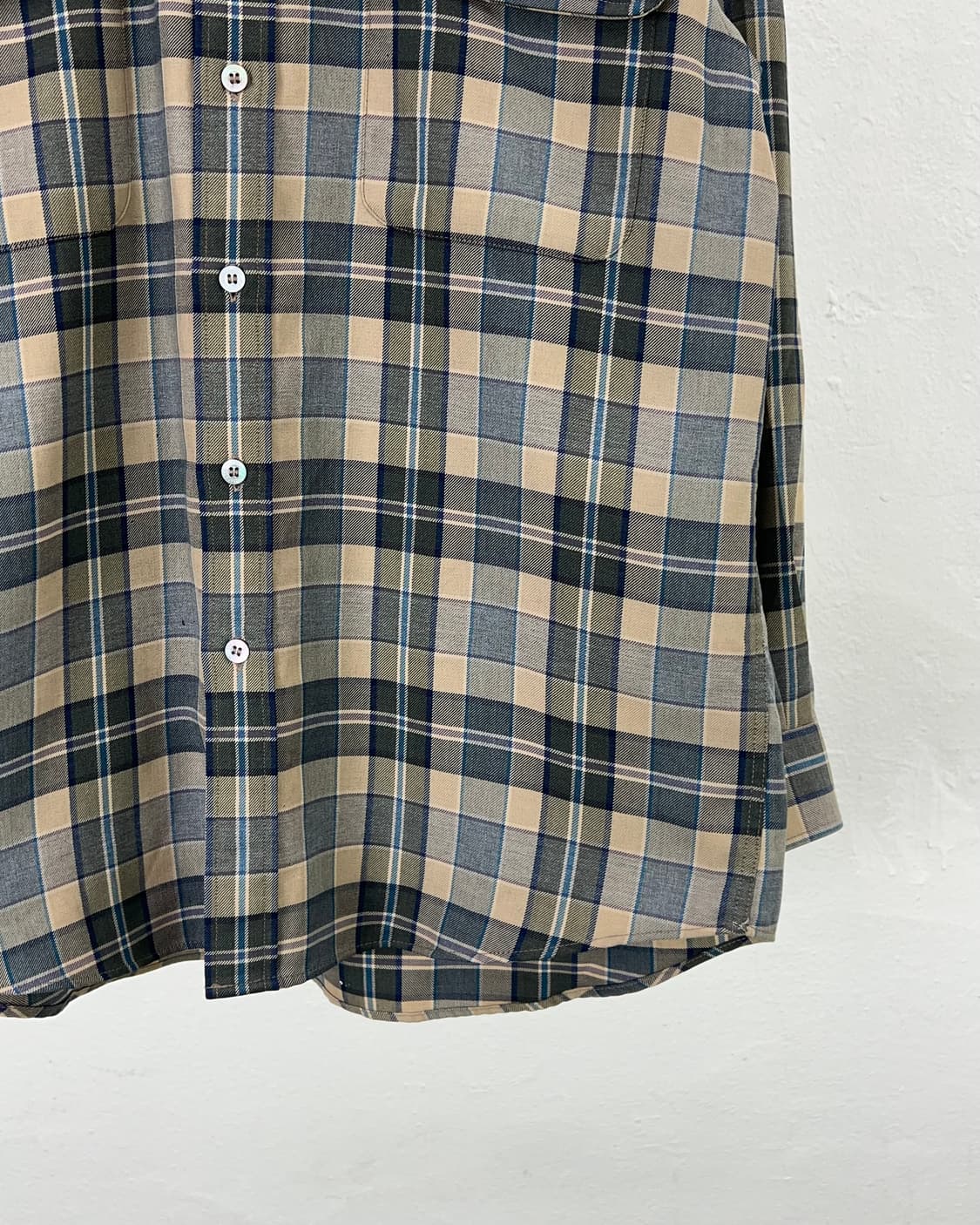 이브 생로랑 뿌르 옴므 멀티 마드라스 체크 투 포켓 셔츠 상품이미지5