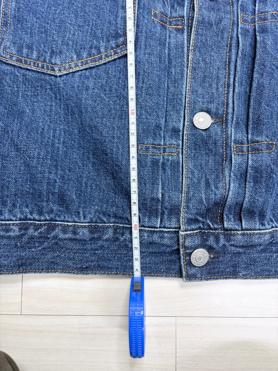 데밀 LOT.062 다크 인디고 데님 자켓 상품이미지7