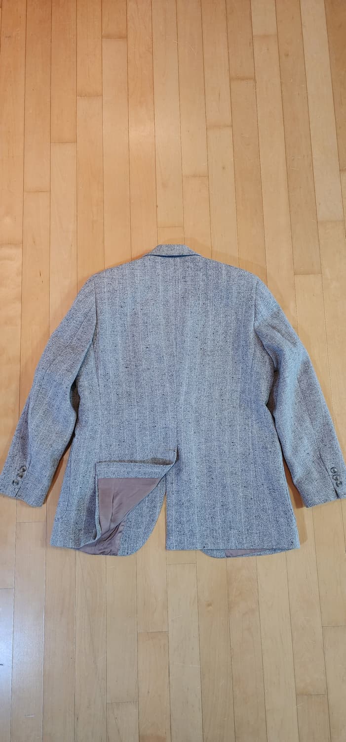 연그레이/연브라운 모직 트위드자켓 슬림XL 상품이미지5